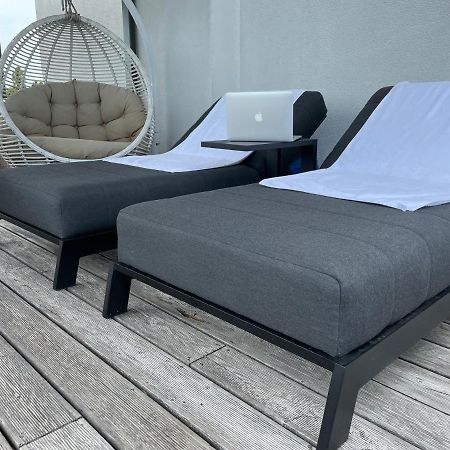 Sea View Penthouse Terrace Palanga Old Town Apartment Luaran gambar