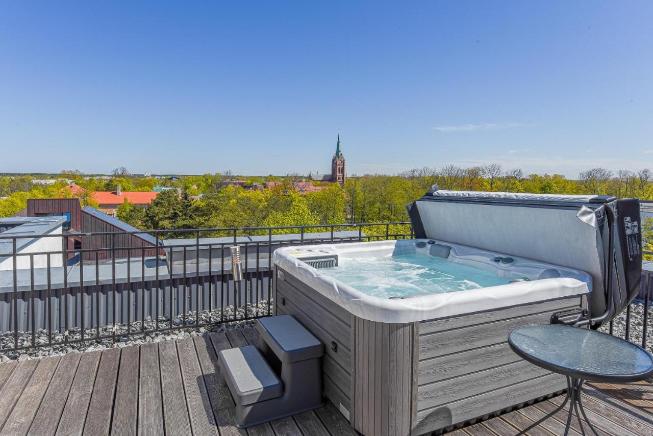 Sea View Penthouse Terrace Palanga Old Town Apartment Luaran gambar