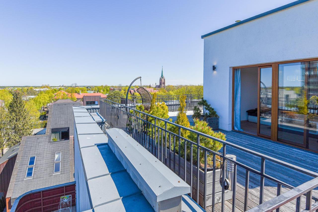 Sea View Penthouse Terrace Palanga Old Town Apartment Luaran gambar