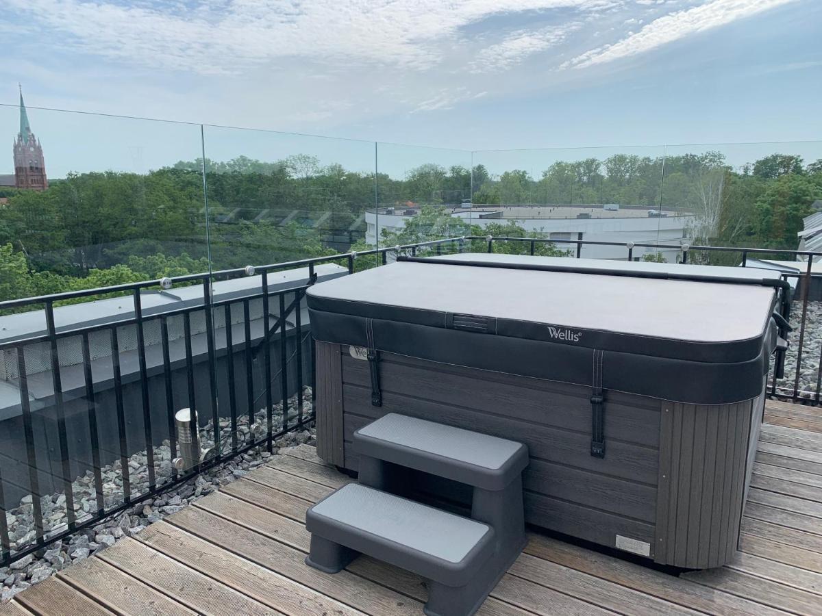 Sea View Penthouse Terrace Palanga Old Town Apartment Luaran gambar