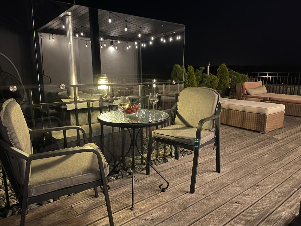 Sea View Penthouse Terrace Palanga Old Town Apartment Luaran gambar