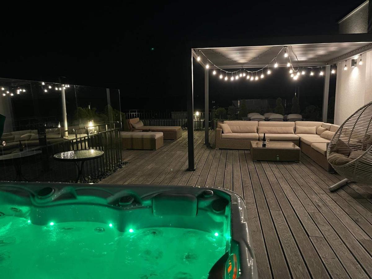 Sea View Penthouse Terrace Palanga Old Town Apartment Luaran gambar
