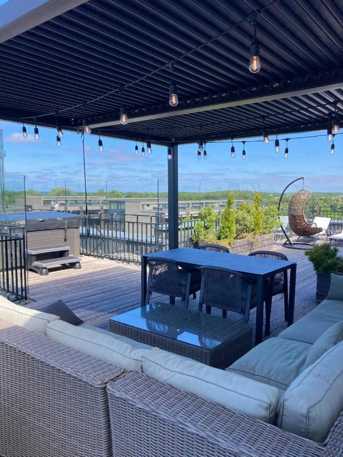 Sea View Penthouse Terrace Palanga Old Town Apartment Luaran gambar