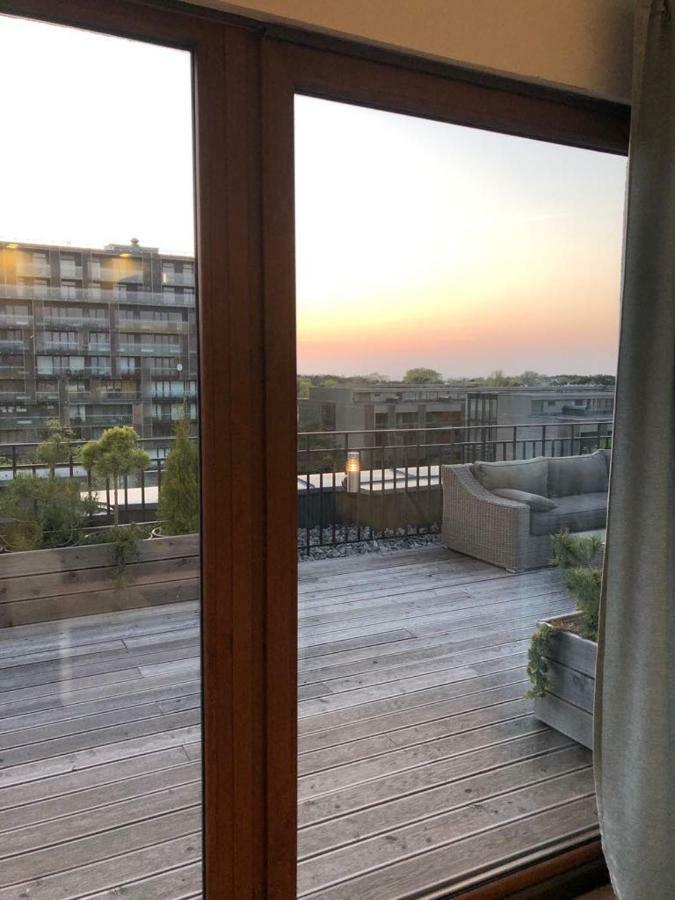 Sea View Penthouse Terrace Palanga Old Town Apartment Luaran gambar