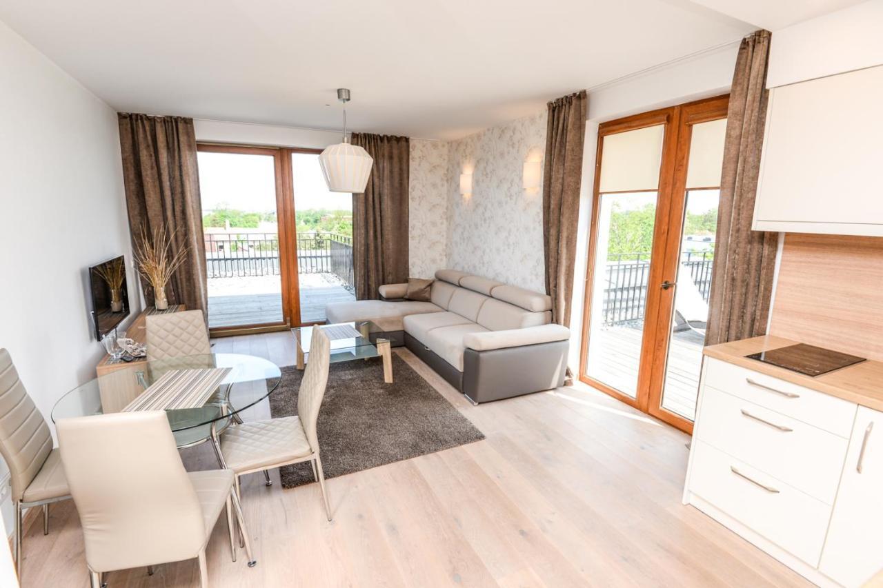 Sea View Penthouse Terrace Palanga Old Town Apartment Luaran gambar