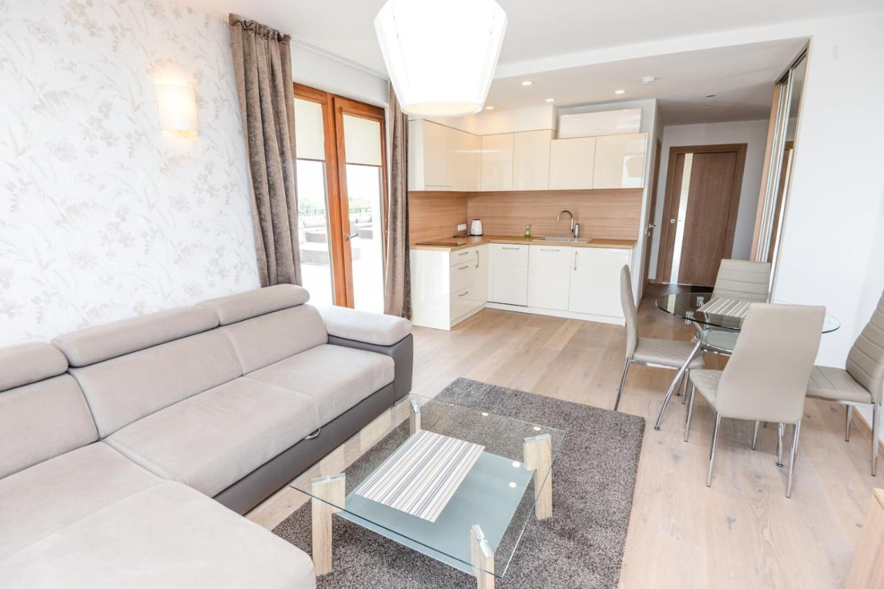 Sea View Penthouse Terrace Palanga Old Town Apartment Luaran gambar
