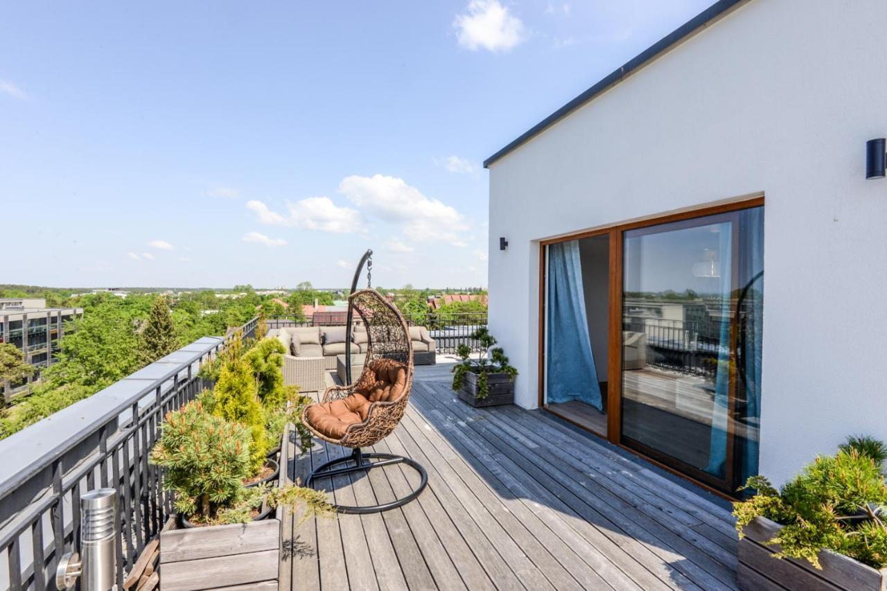 Sea View Penthouse Terrace Palanga Old Town Apartment Luaran gambar
