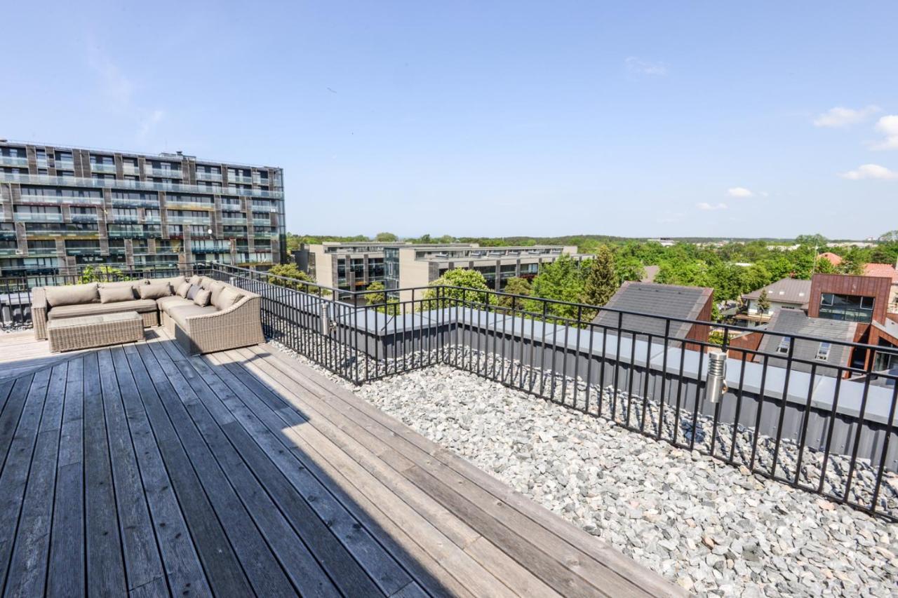Sea View Penthouse Terrace Palanga Old Town Apartment Luaran gambar